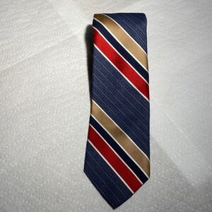 Striped Blue and Red Men's Tie